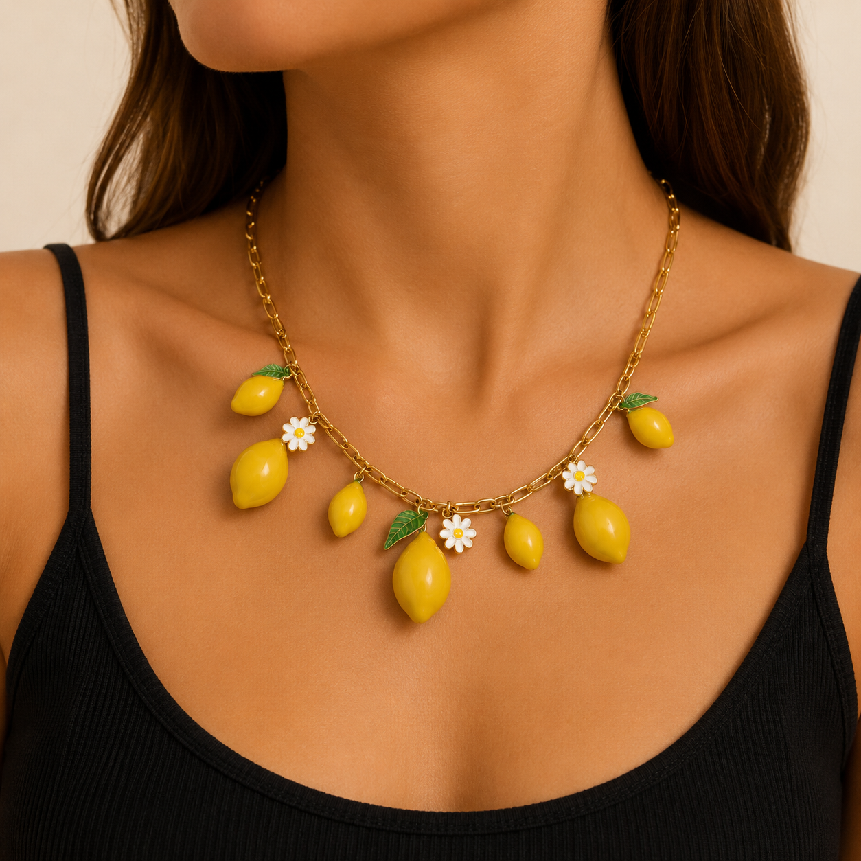 Collier Limonade de Sorrente