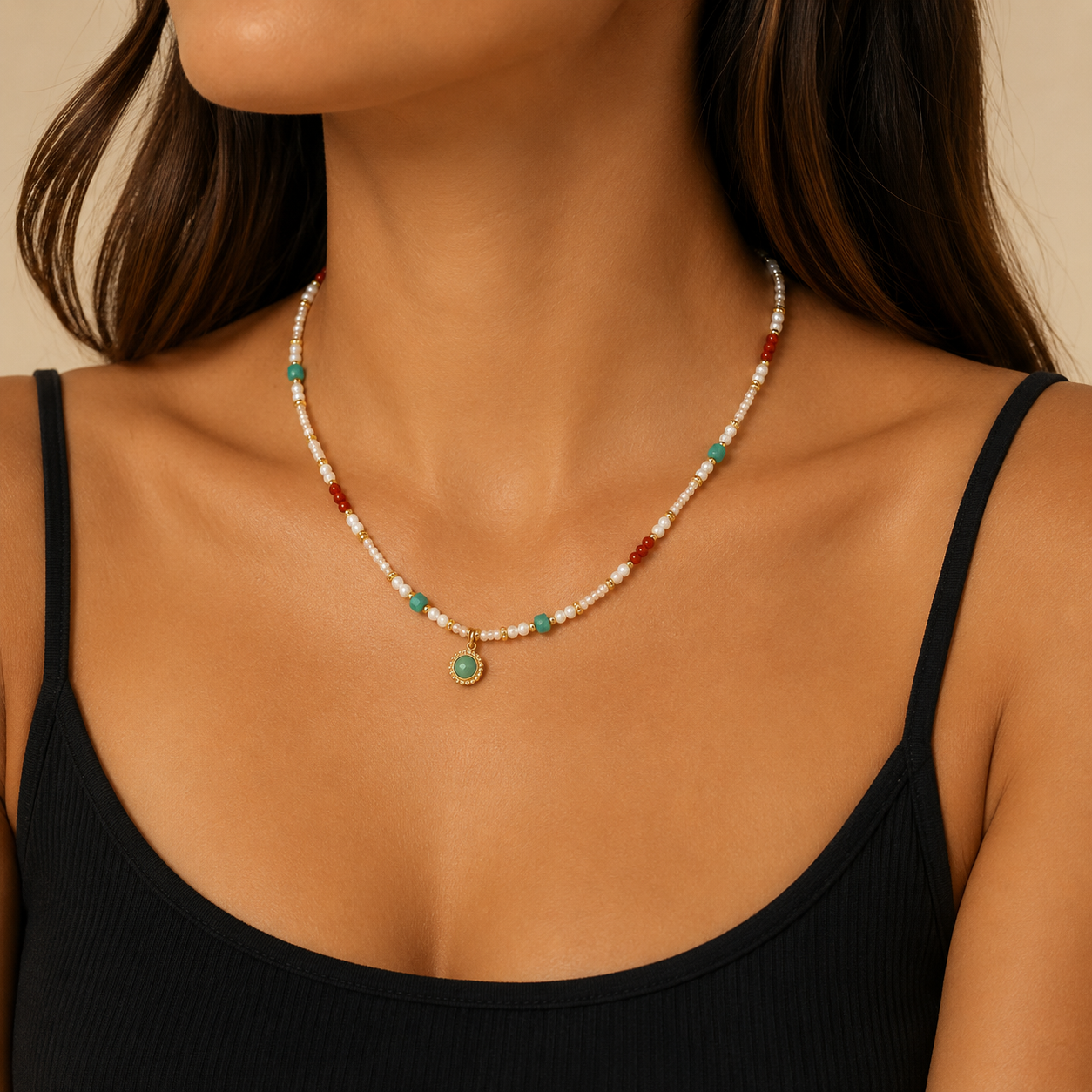 Collier Perles de Marrakech