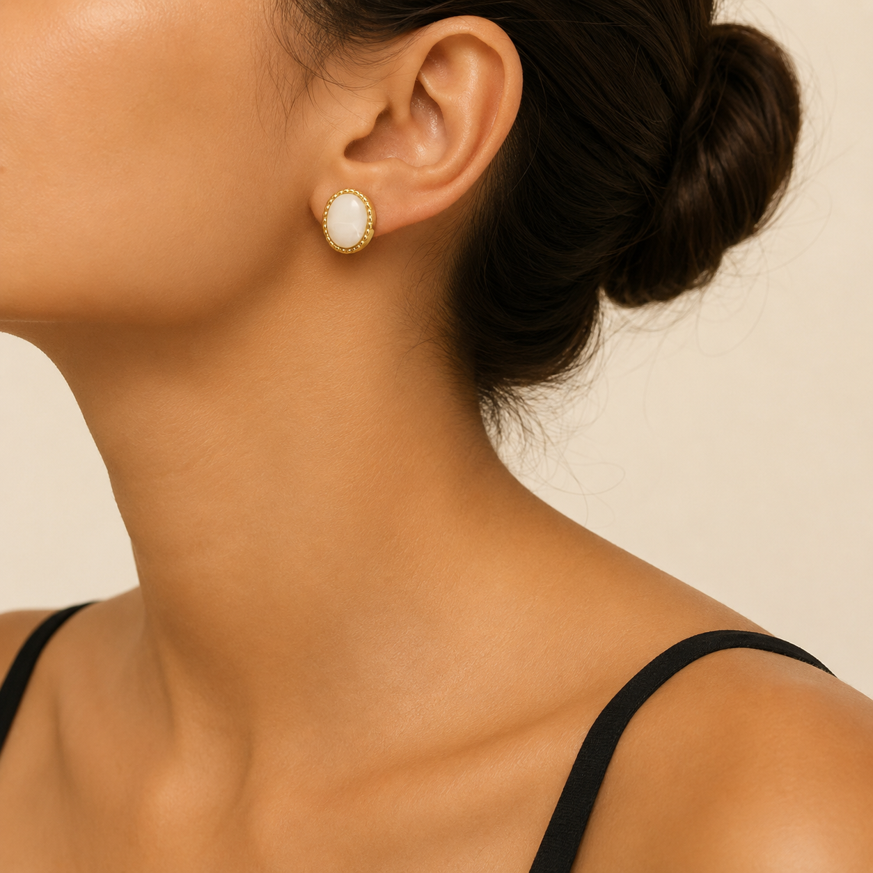 Boucles d'oreilles Nacre de Deauville