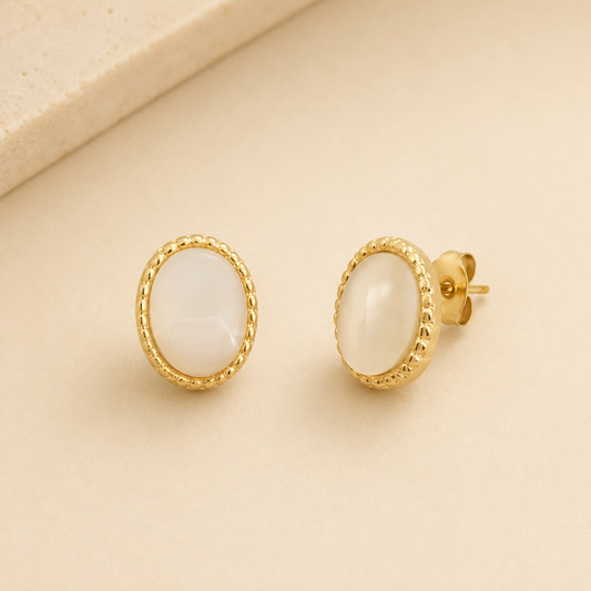 Boucles d'oreilles Nacre de Deauville