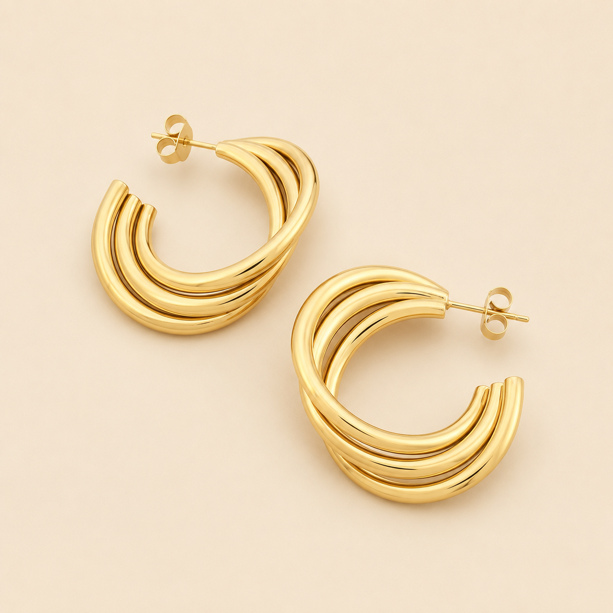 Boucles d'oreilles Spirale de Florence