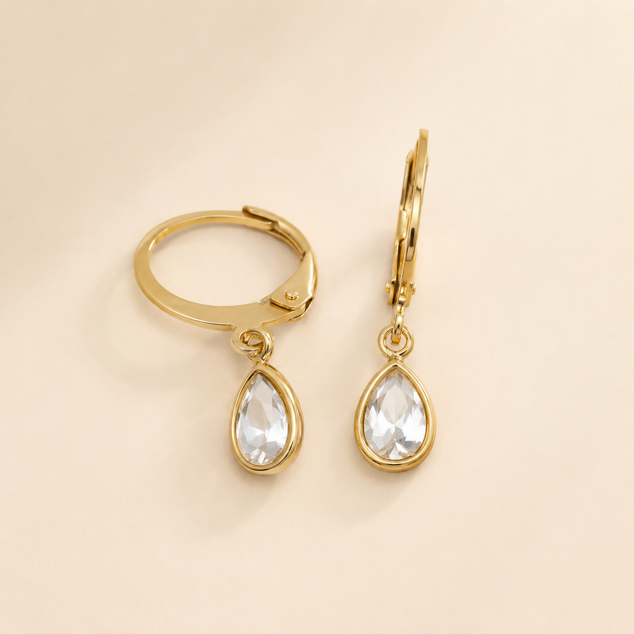 Boucles d'oreilles Larme de Cristal