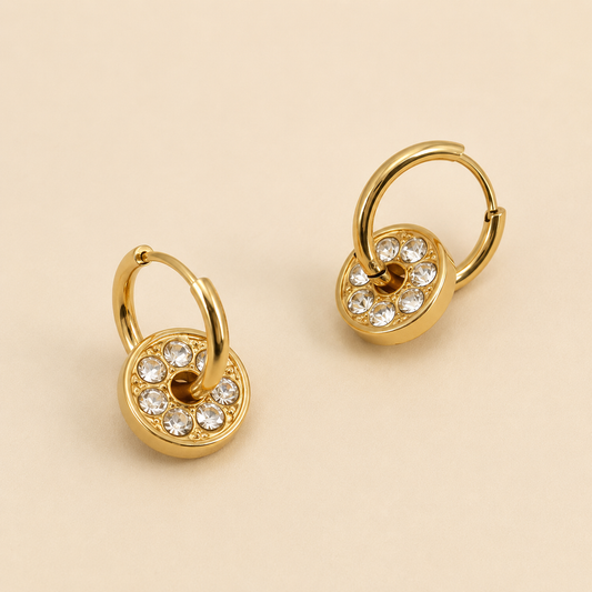 Boucles d'oreilles Médaillon de Capri