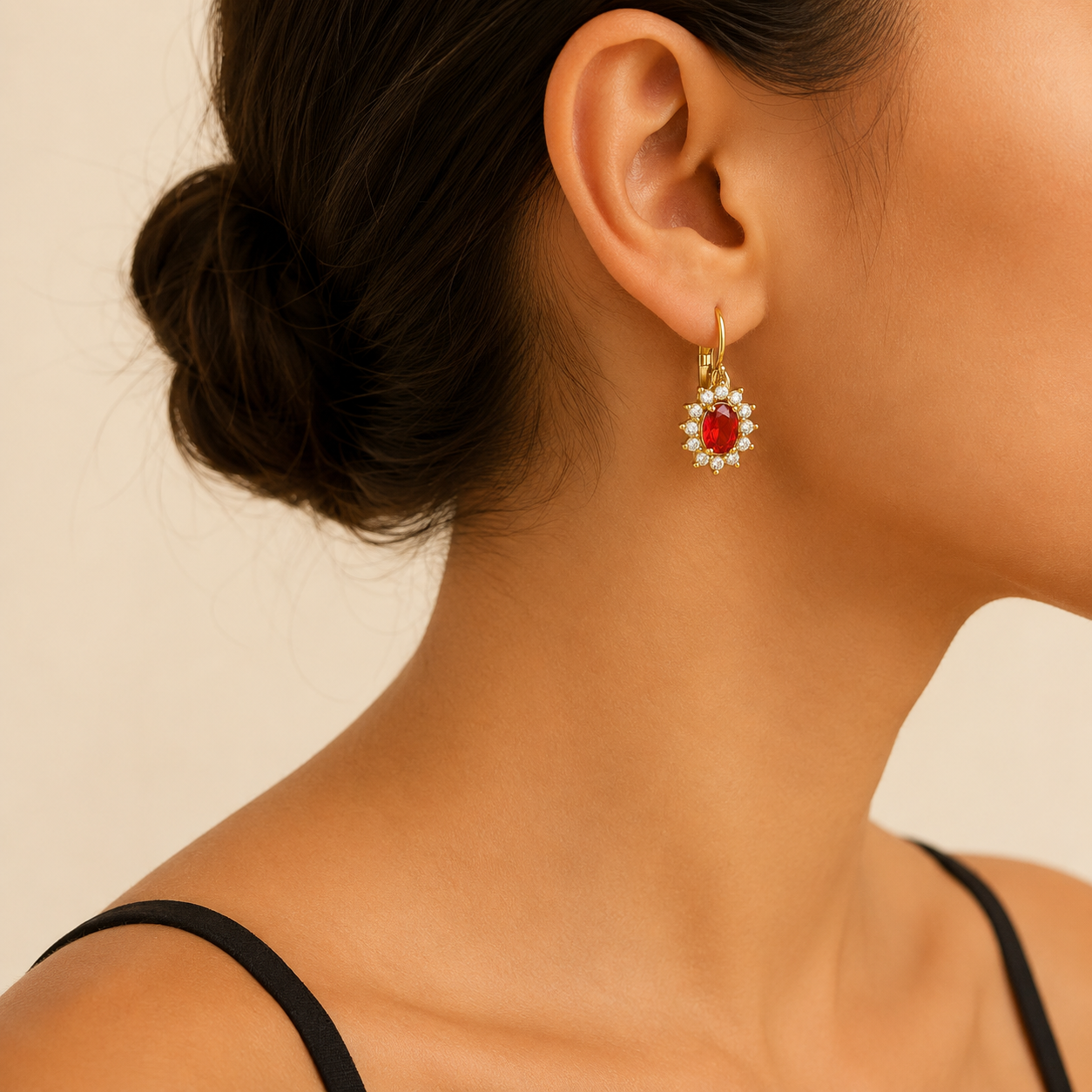 Boucles d'oreilles Rubis de Séville