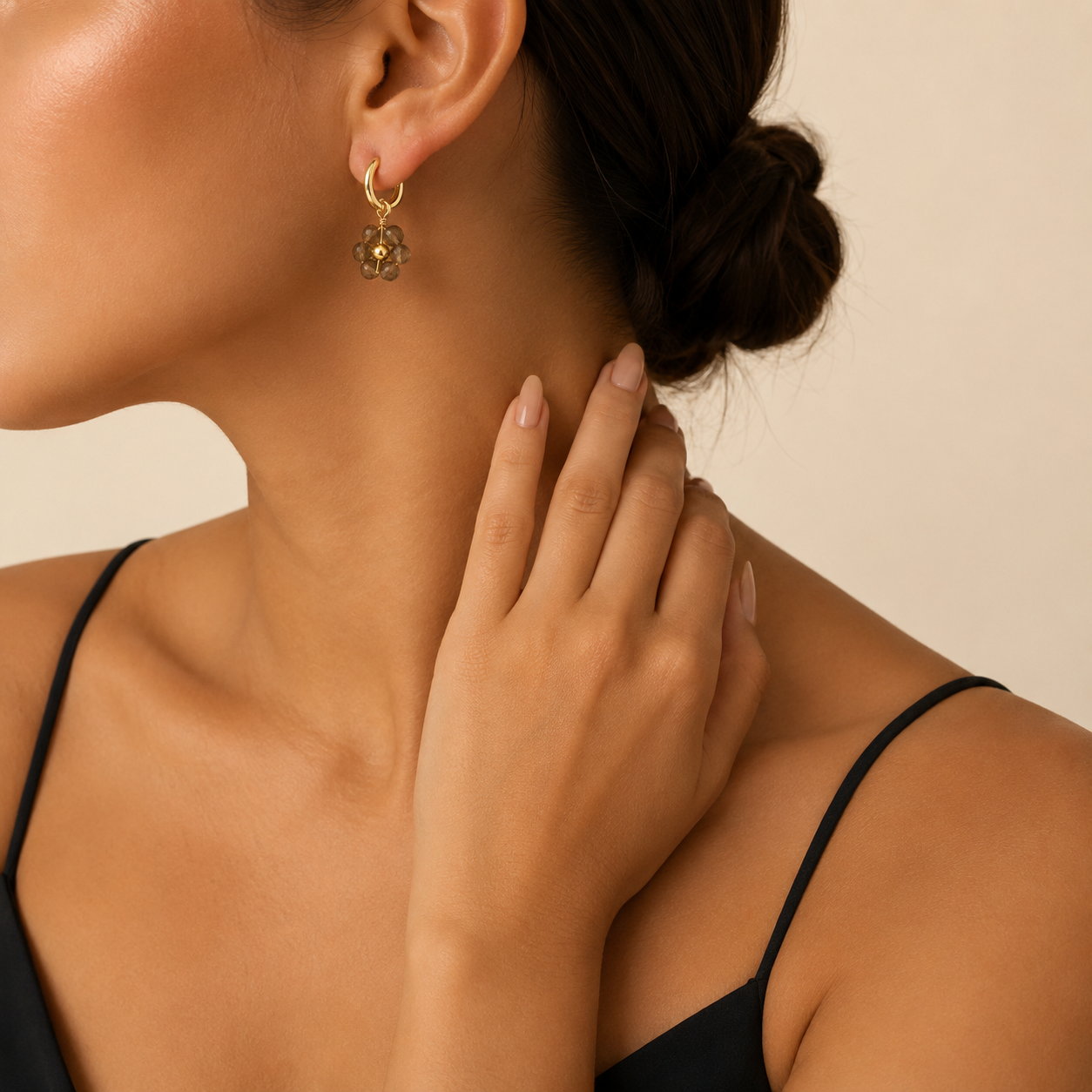Boucles d'oreilles Fleur des Vendanges