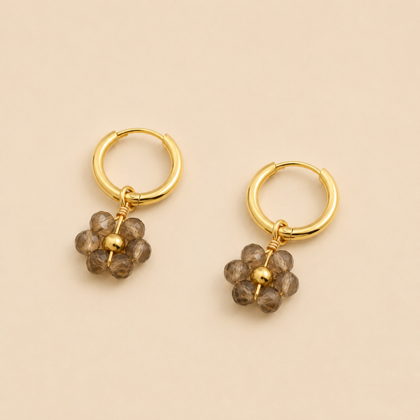 Boucles d'oreilles Fleur des Vendanges