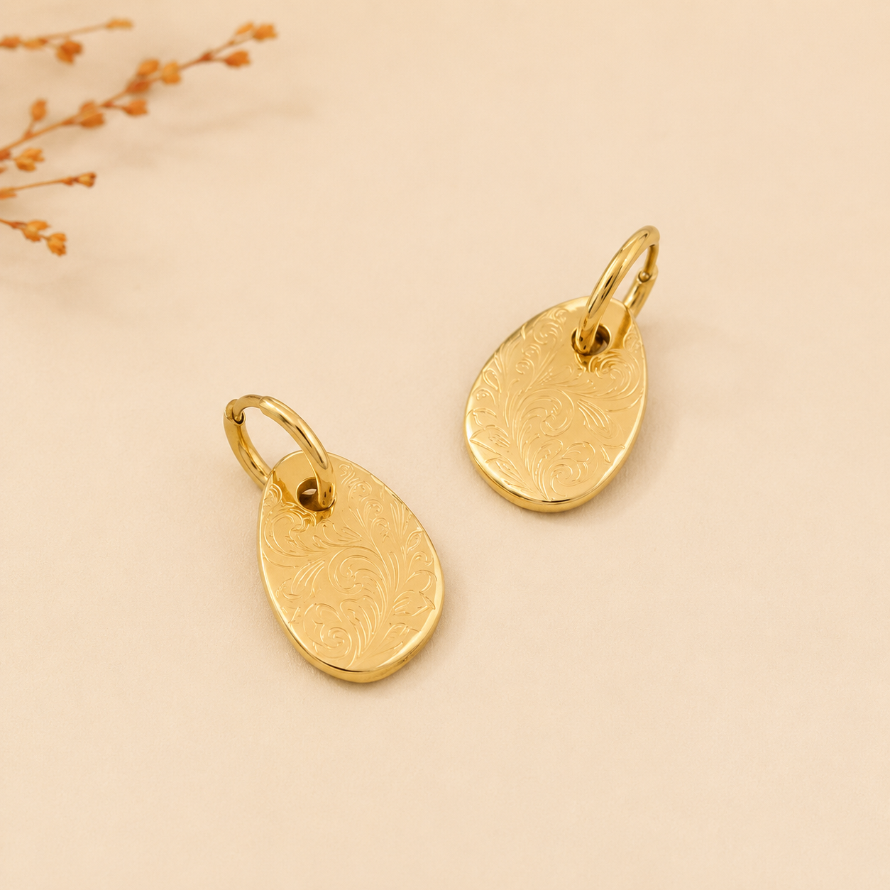 Boucles d'oreilles Médaille de Provence