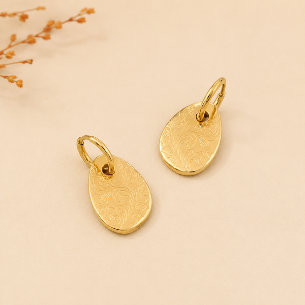 Boucles d'oreilles Médaille de Provence
