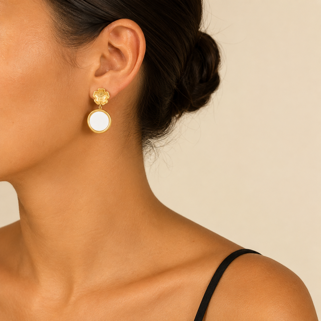 Boucles d'oreilles Pleine Lune
