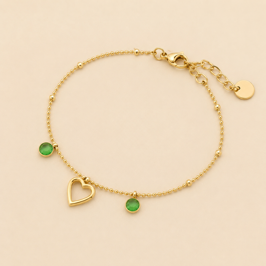 Bracelet Cœur de Cassis
