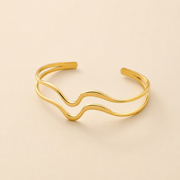 Bracelet Onde Dorée