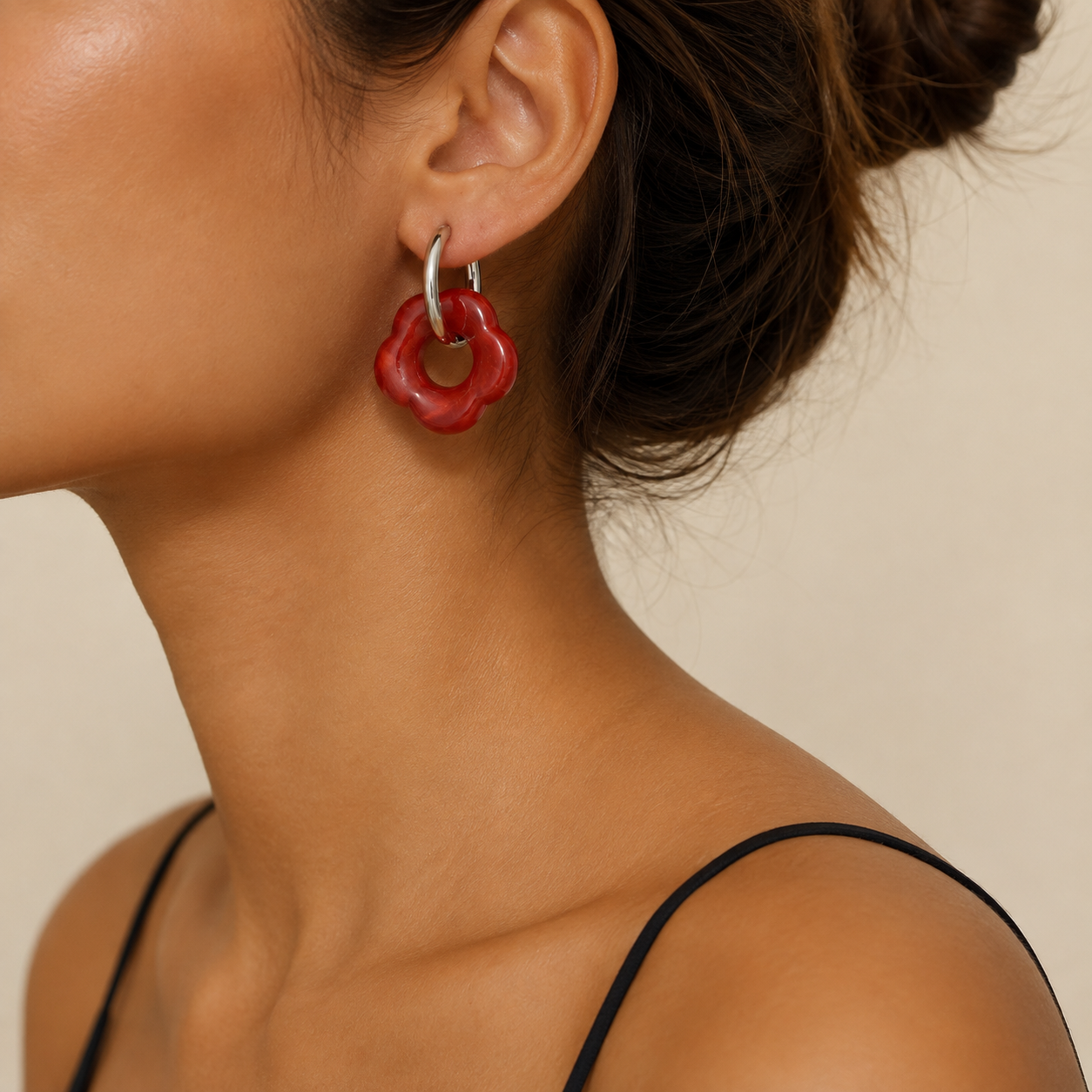 Boucles d'Oreilles Fleur Ajourée