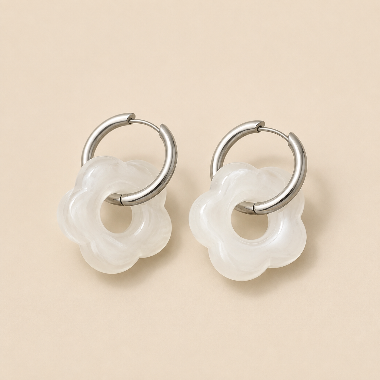 Boucles d'Oreilles Fleur Ajourée