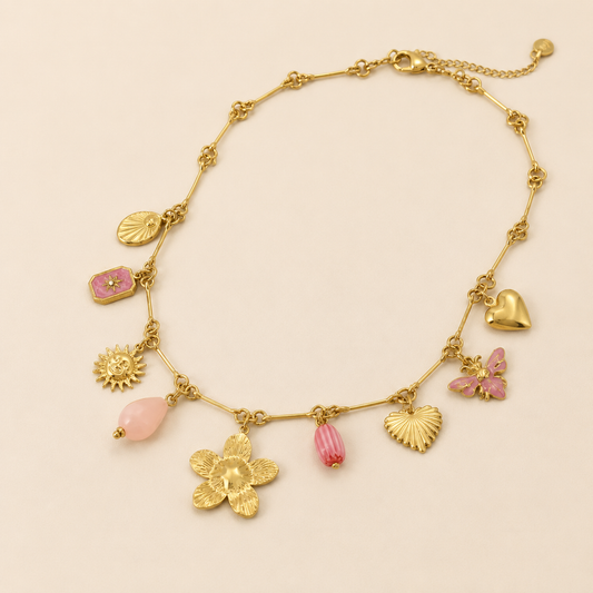 Collier Jardin Rose