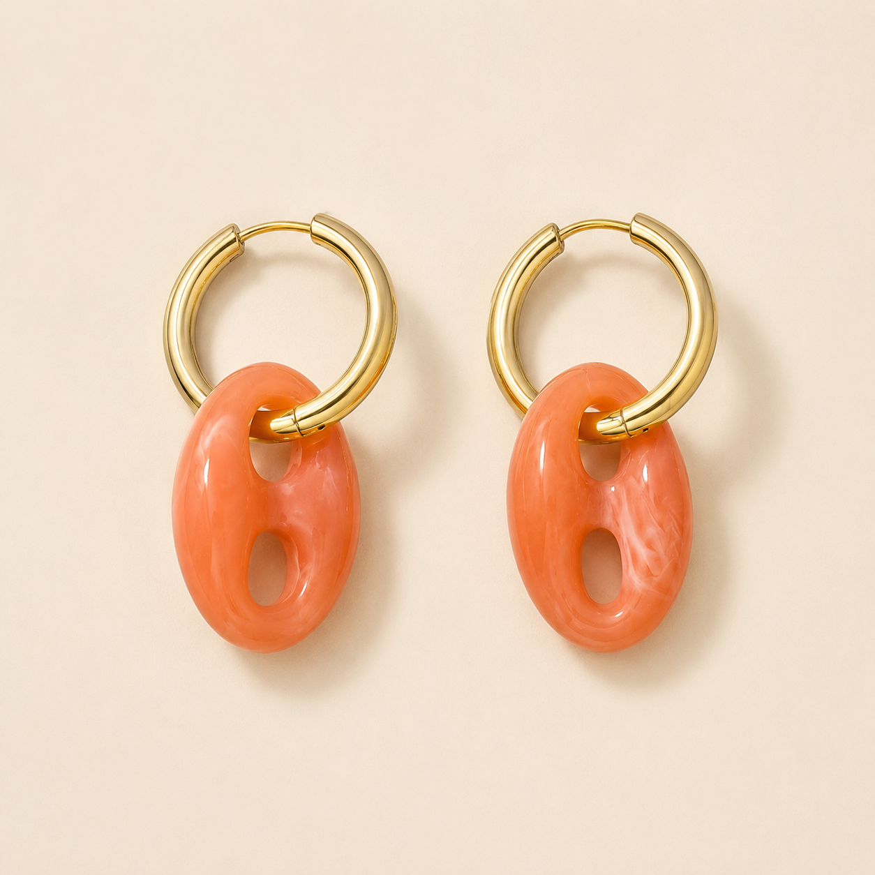 Boucles d'Oreilles Galet