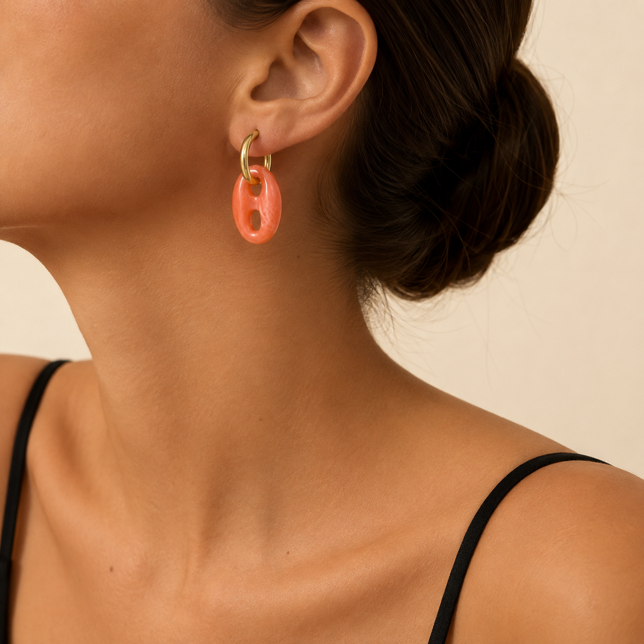 Boucles d'Oreilles Galet