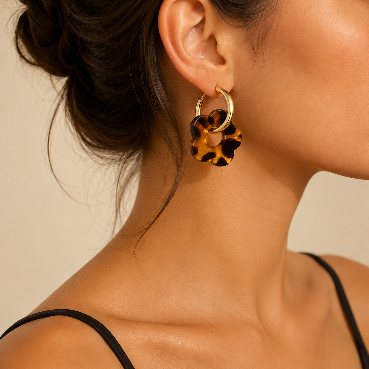 Boucles d'Oreilles Fleur Ajourée