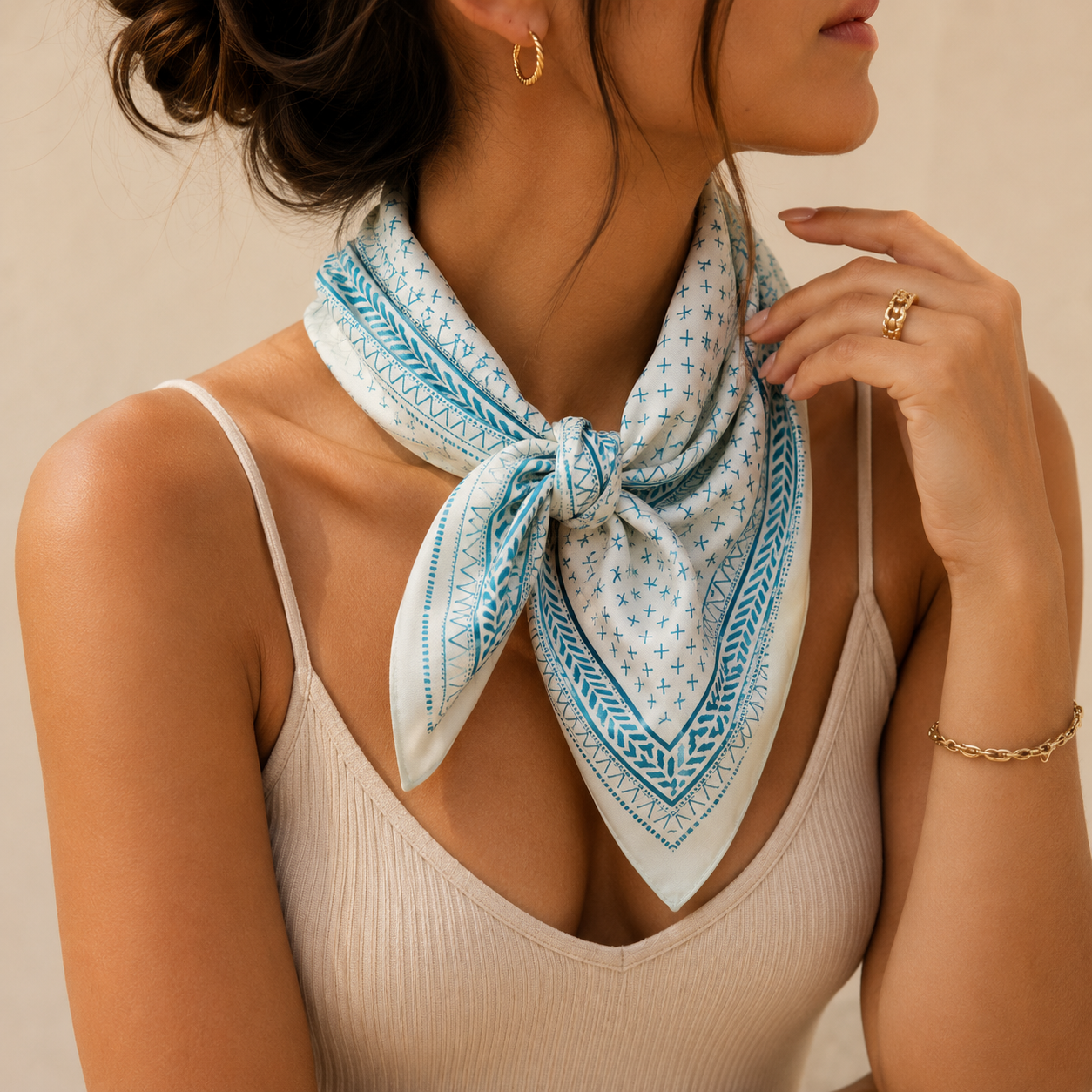 Carré Satin Collection Nomade