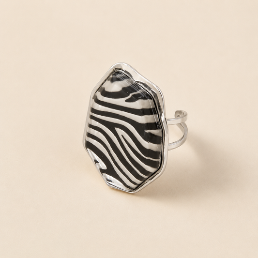 Bague Zebre