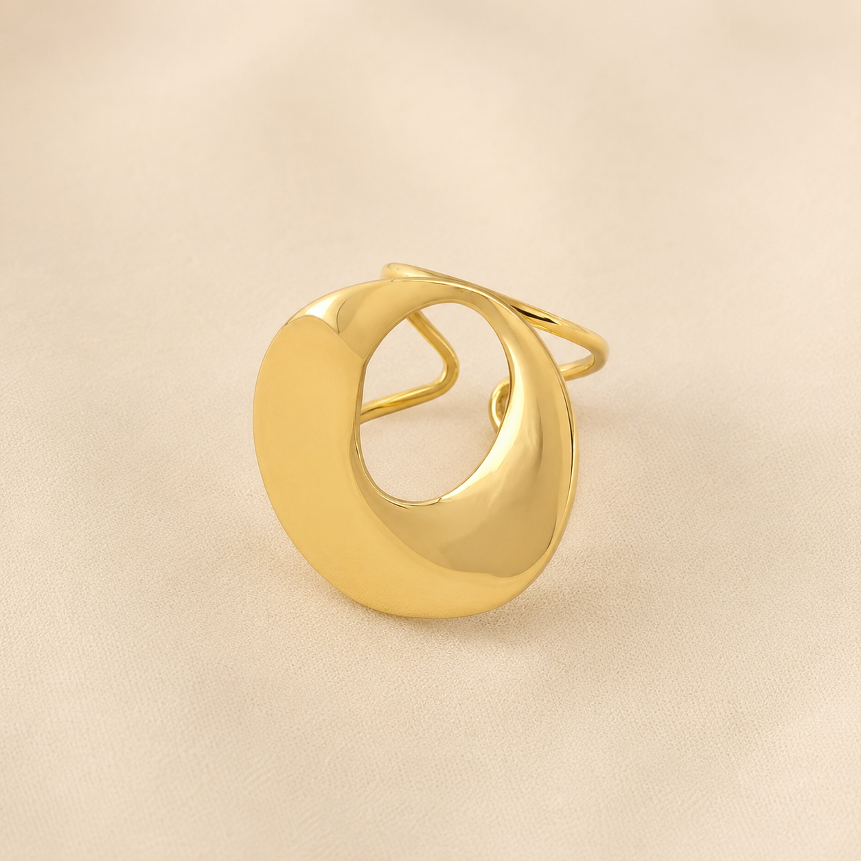 Bague Sculpturale Lune