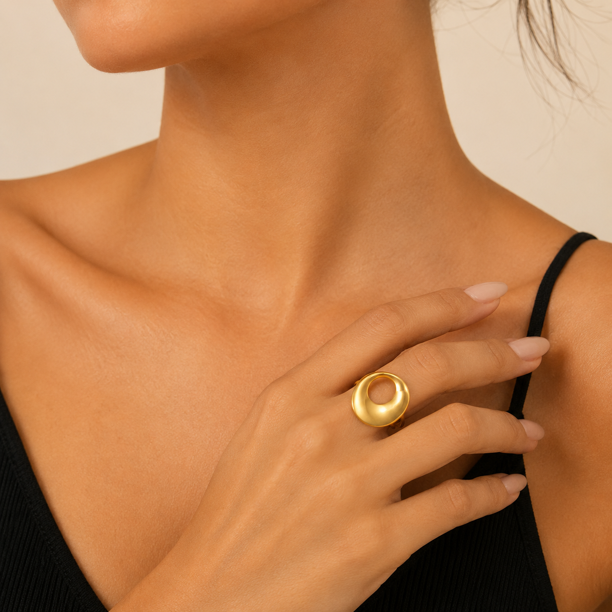 Bague Sculpturale Lune