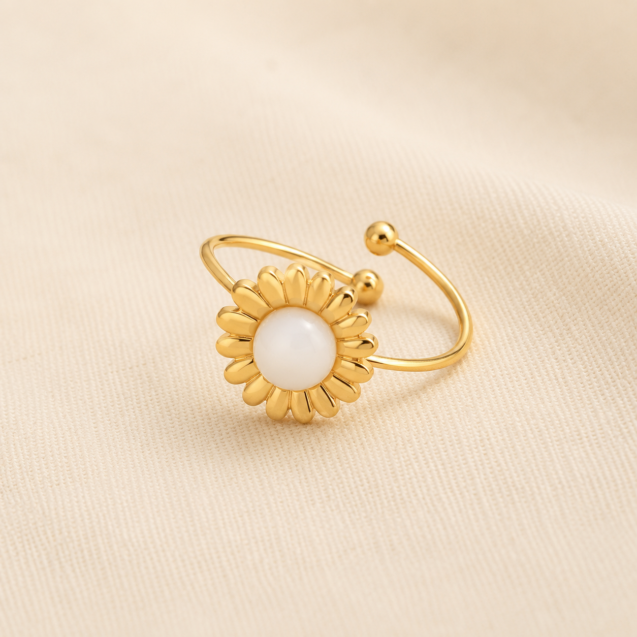 Bague Marguerite Perle