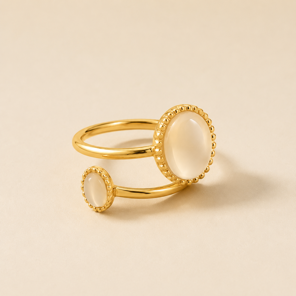 Bague Cabochon Nacre