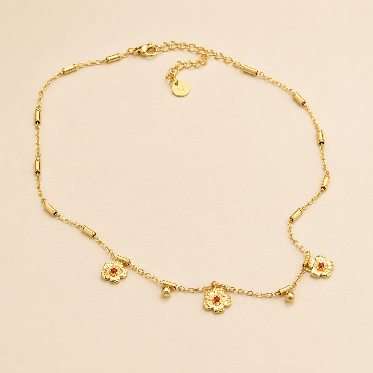 Collier Cerisier en Fleurs