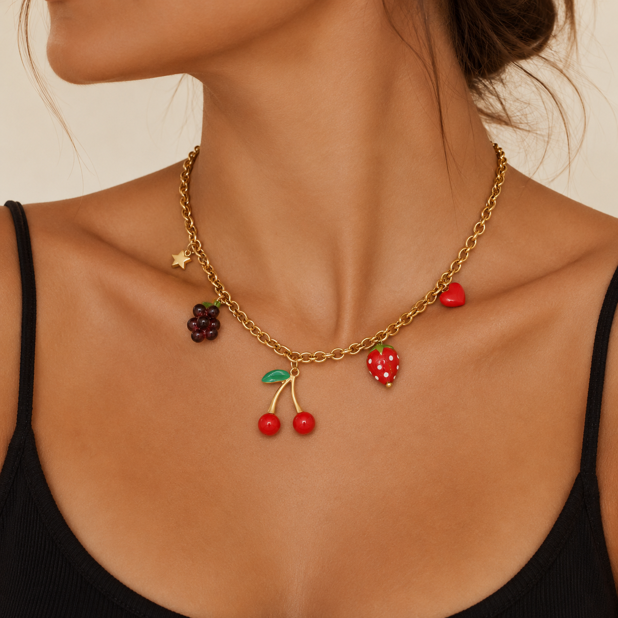 Collier Corbeille d'Été