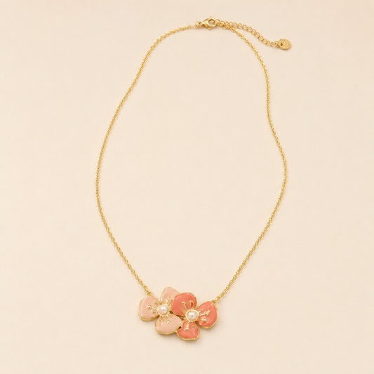 Collier Fleurs de Sakura