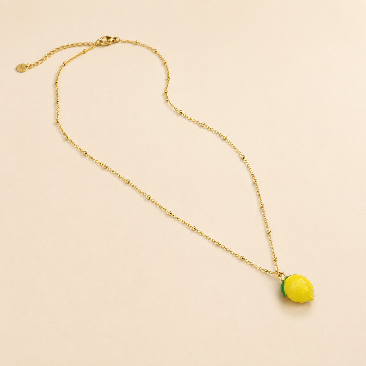 Collier Citron Doré