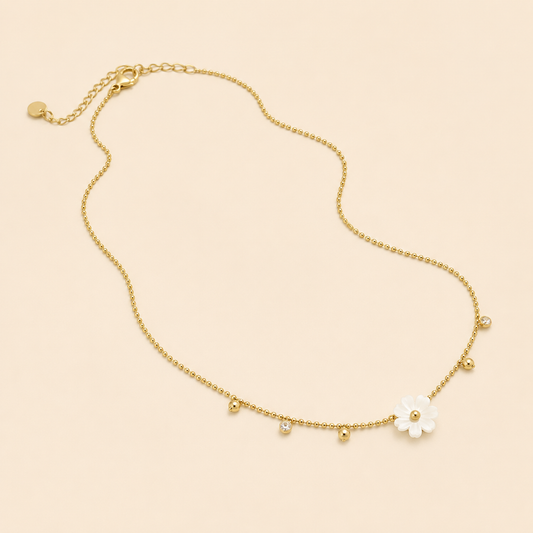 Collier Marguerite Nacrée
