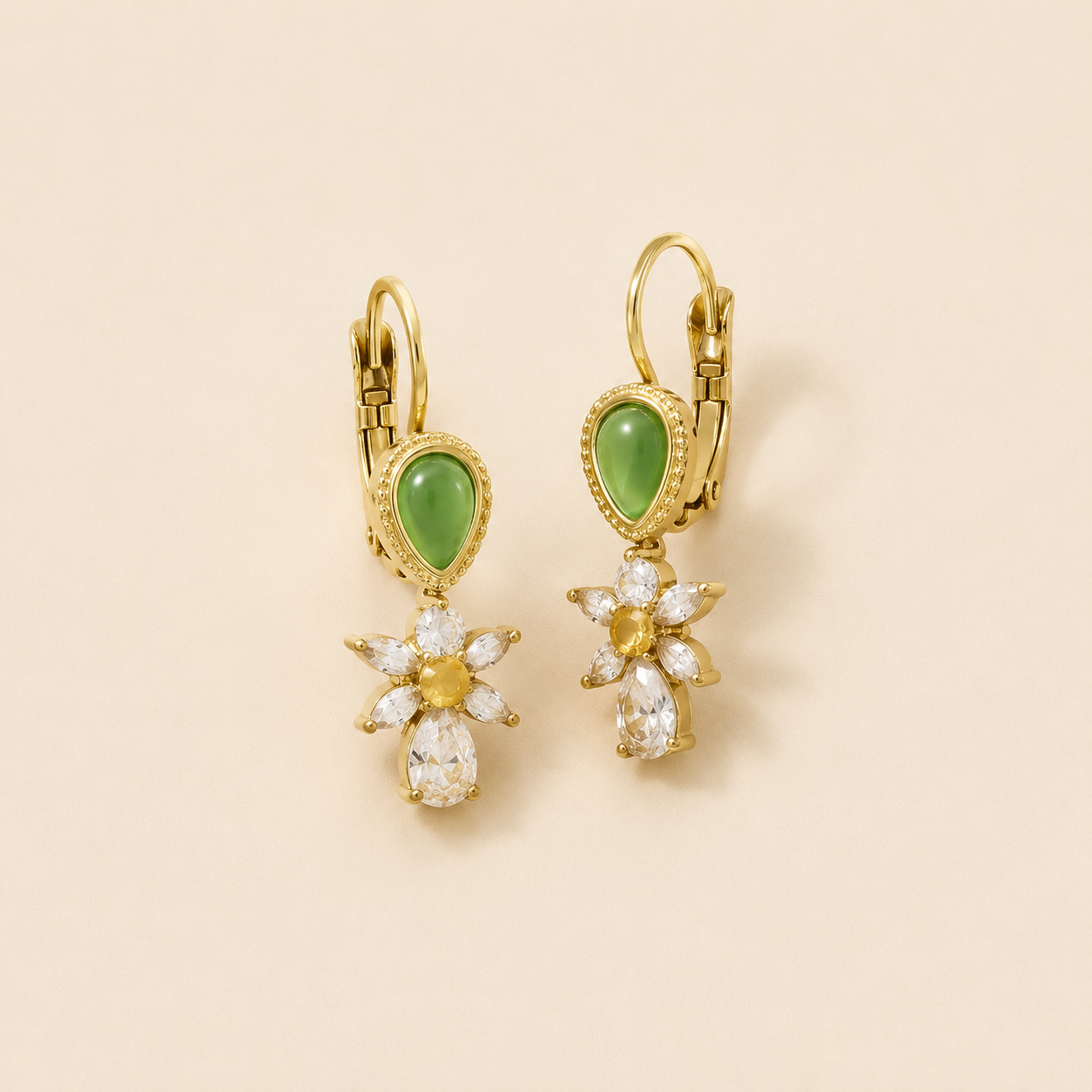 Boucles d'oreilles Fleur de Cordoue